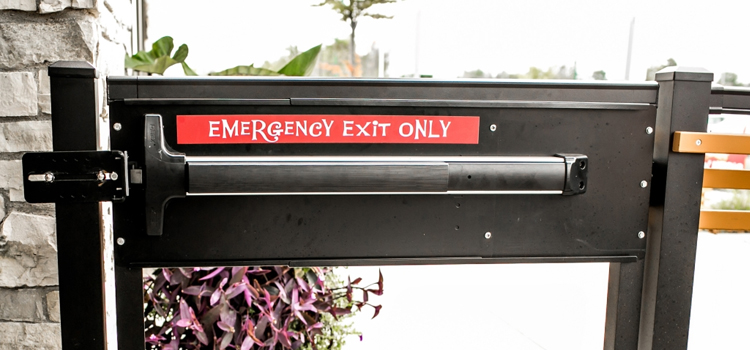 emergency push bar installation in South Gate