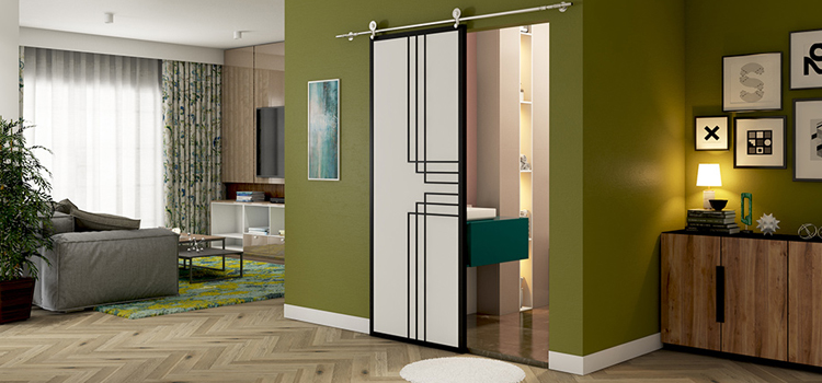 sliding bathroom door installation in South Gate